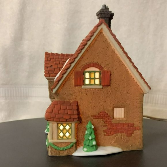 Dept 56 The Chop Shop, Dickens Village Lighted Christmas Decoration from 1995 - Picture 6 of 11